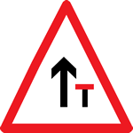 Right-hand Lane or dual carriageway road closed to traffic