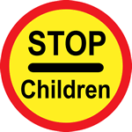 Stop - school children crossing
